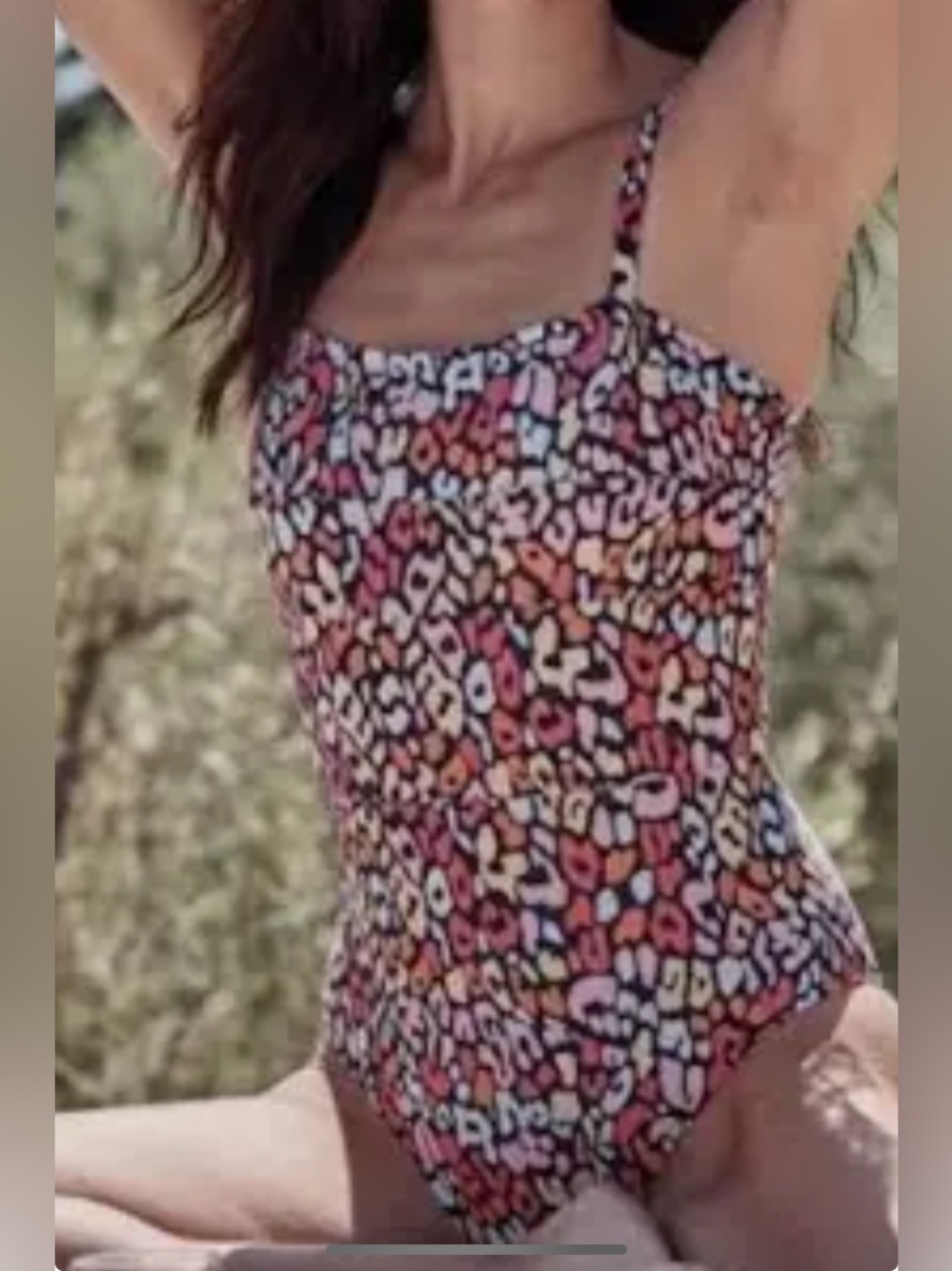 Summersalt Oasis One Piece Swimsuit Leopard
Print.